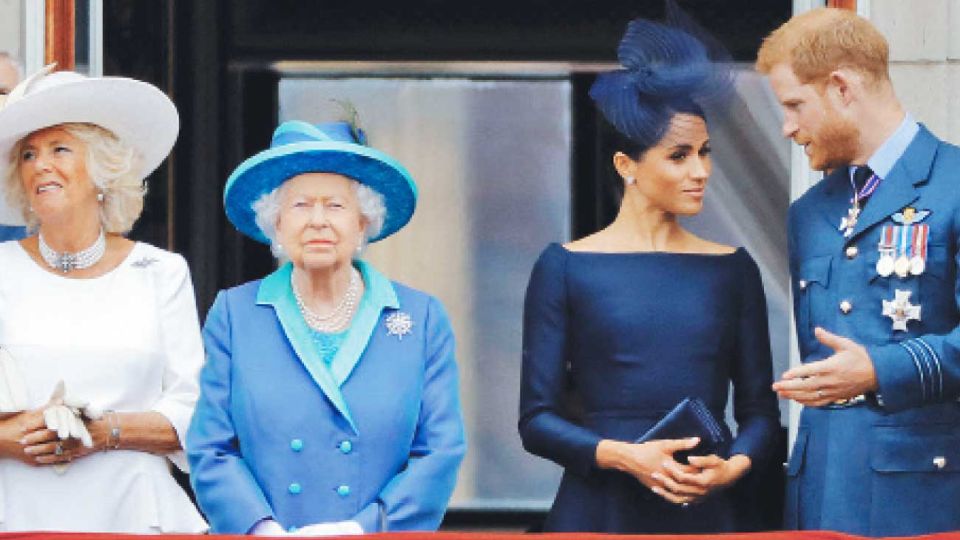 Reparto. Los cargos de Harry y Meghan serán de otros miembros.