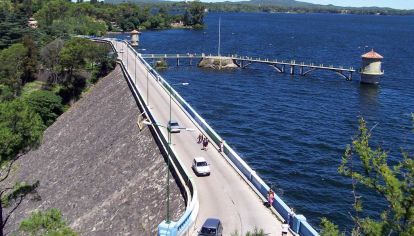 CONTROLES. El embalse de Río Tercero fue el primero en ser evaluado.