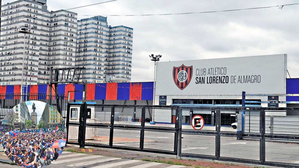 Avenida La Plata. Predio en el que se prevé erigir el futuro estadio de San Lorenzo.