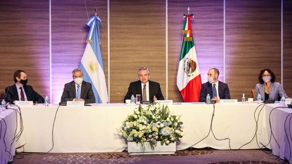 El Presidente reunido con empresarios mexicanos que tienen inversiones en Argentina