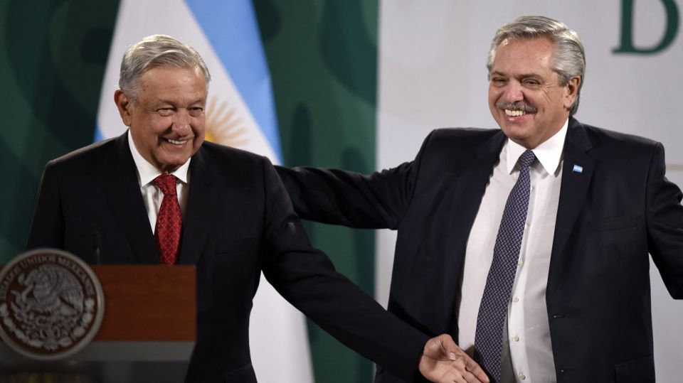 Conferencia de prensa Alberto Fernández Andrés Manuel López Obrador Agencias 20210223