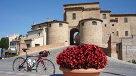 Por Italia en bicicleta.