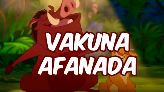 "Vakuna afanada", en las redes cambiaron la letra de una canción de El Rey León para apuntar al Vacunatorio VIP.