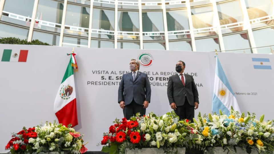 Alberto Fernández Viaje México