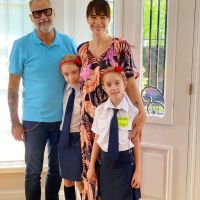 La emoción de Romina Pereiro por el comienzo de clases de sus hijas