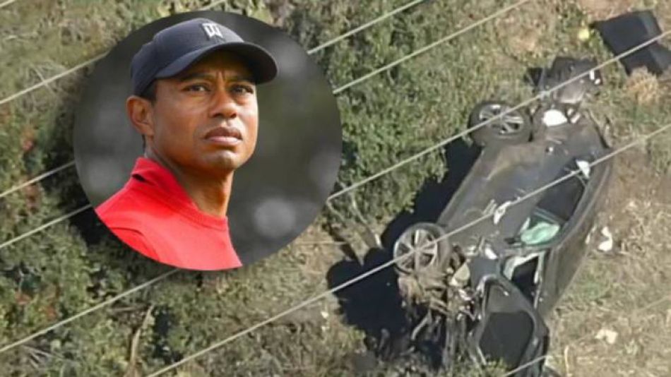 El grave accidente automovilístico de Tiger Woods
