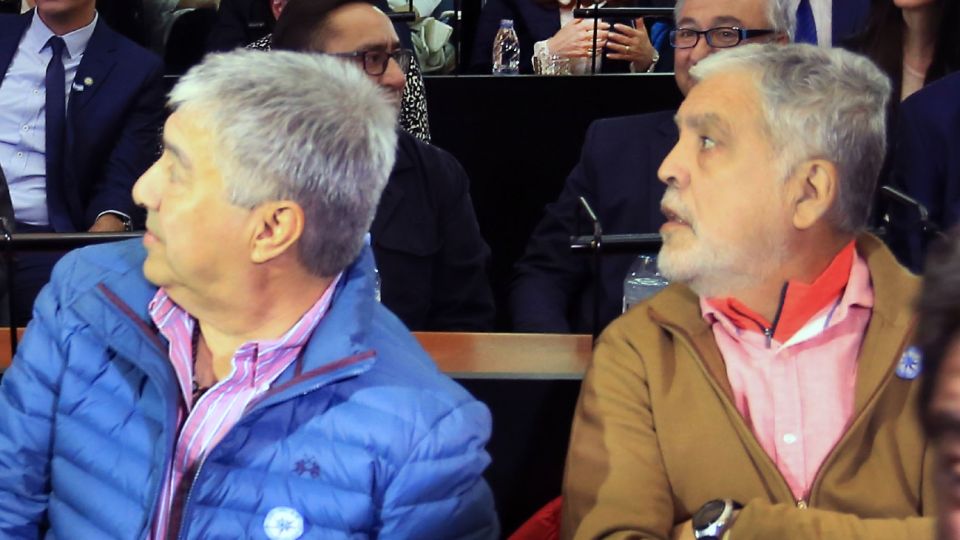 Lázaro Báez, Julio de Vido y Cristina Kircner (al fondo) en el juicio de Vialidad
