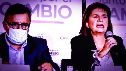 Mario Negri y Patricia Bullrich.