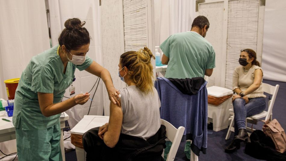 Vaccination Center as Israel Forges Nationwide Covid Effort