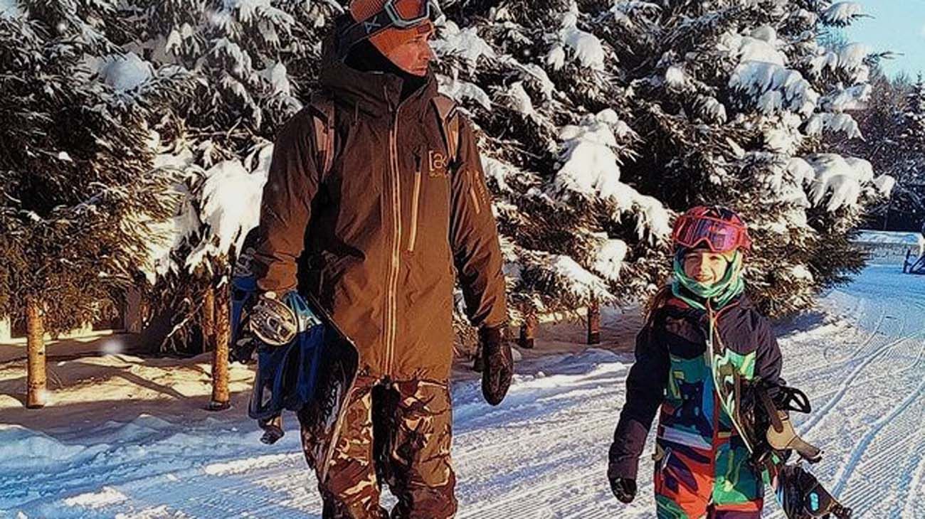 Vasilisa Ermakova nena rusa que es un crack del snowboard.