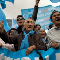 Las protestas de los uigures que temen una "limpeza étcnica". | Foto:DPA