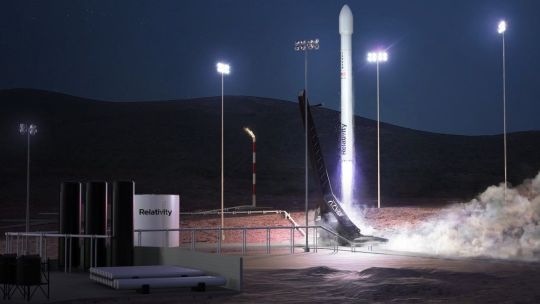 La empresa detrás de esta propuesta es Relativity Space, que construye cohetes con impresoras 3D para abaratar costos y fabricar iteraciones más rápidas.