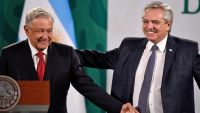 From left to right: Lopez Obrador and Fernandez in Mexico.