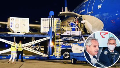 Sputnik. Ayer partieron dos vuelos y el laboratorio Richmond la fabricará en el país.