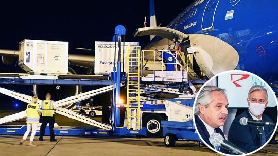 Sputnik. Ayer partieron dos vuelos y el laboratorio Richmond la fabricará en el país.