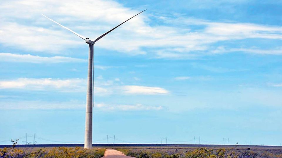 Puro viento. Ubicado en la Patagonia, tendrá trece aerogeneradores de tecnología de punta.