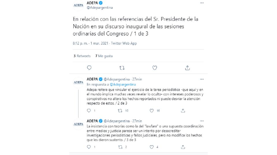 ADEPA Fernández Sesiones Ordinarias
