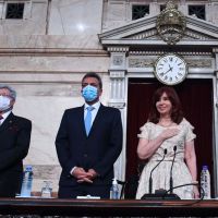 Cristina Kirchner y el look sin barbijo para la Apertura de sesiones ordinarias en el Congreso