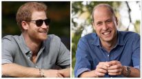 Los príncipes Harry y William