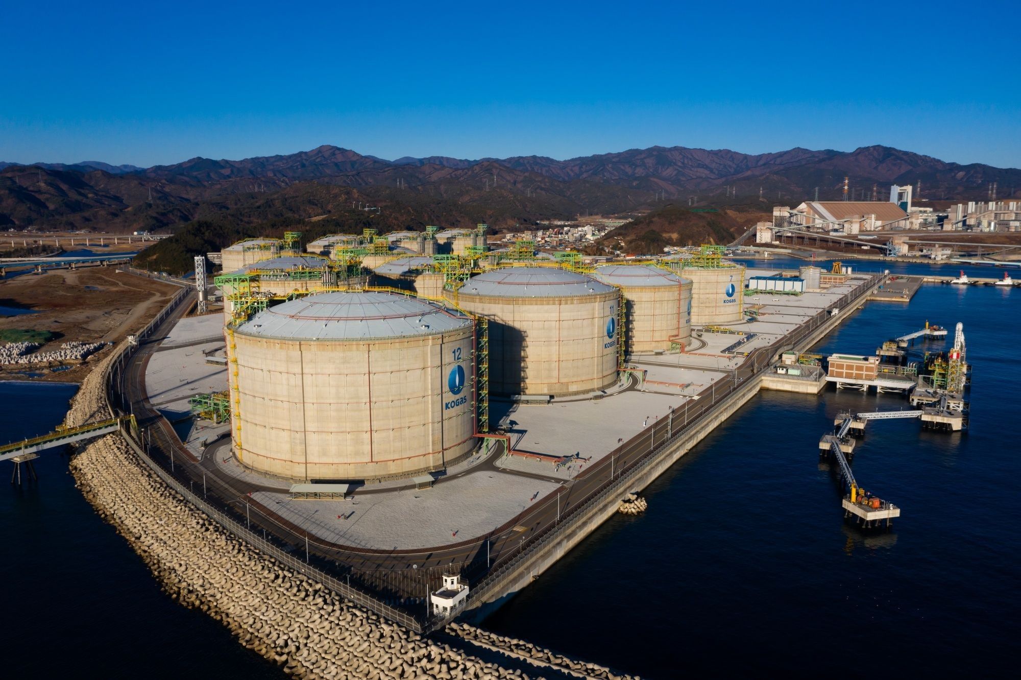 Kogas Samcheok LNG Facility As Cold Snap Pushes LNG and LPG Prices Up