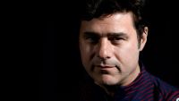 Paris Saint-Germain's Argentine head coach Mauricio Pochettino poses at the team's training grounds in Saint-Germain-en-Laye, outside Paris, on March 1, 2021.