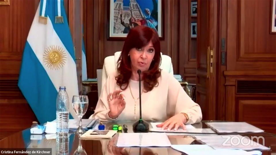 Cristina Fernández en la Audiencia vía Zoom por Dólar futuro 20210304