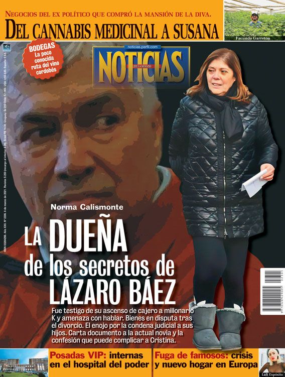 Tapa Nº2306: la dueña de los secretos de Lázaro Báez | Foto:Pablo Temes