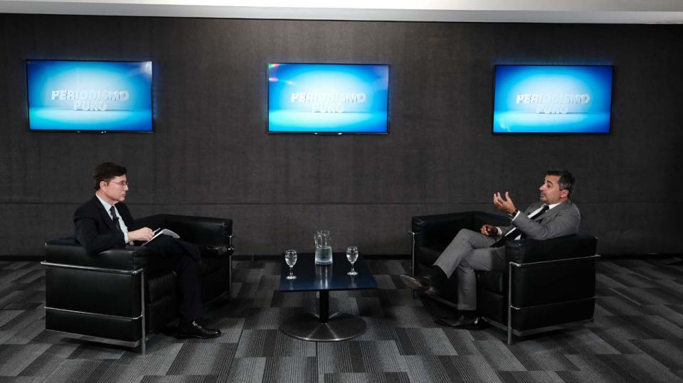 Diego Molea, en la entrevista con Jorge Fontevecchia.