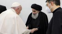 papa francisco Gran Ayatolá Al-Sistani irak g_20210306