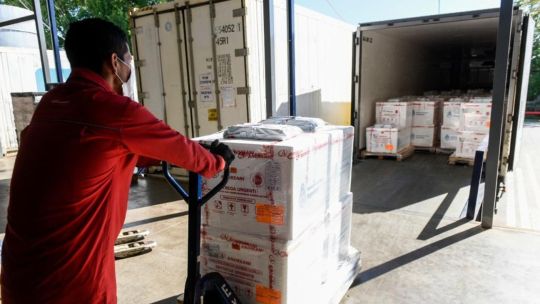 Comenzó la distribución en todo el país del nuevo cargamento de 395.850 dosis de la vacuna Sputnik V.