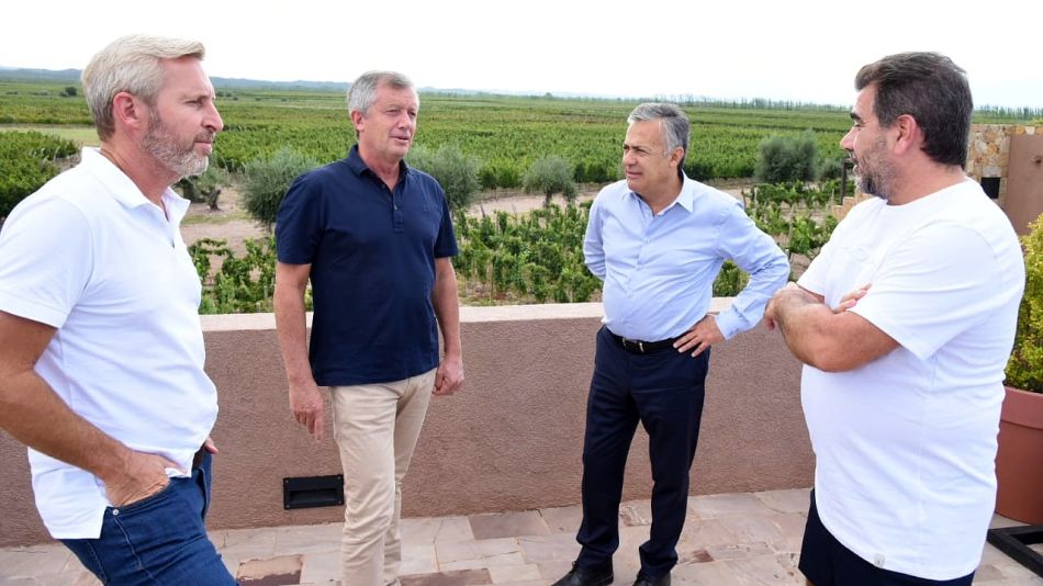 El titular del radicalismo recibió a Monzó y Frigerio, con el ojo puesto en las elecciones.