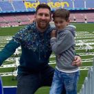 Leo y Thiago Messi 