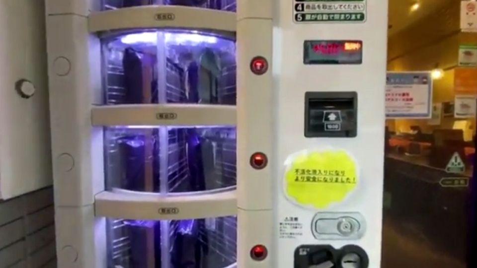 Japón: máquinas expendedoras de test de covid 19
