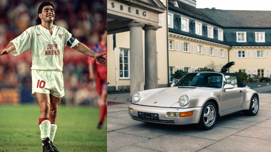 El Porsche que perteneció a Maradona y que fue subastado en París 20210310