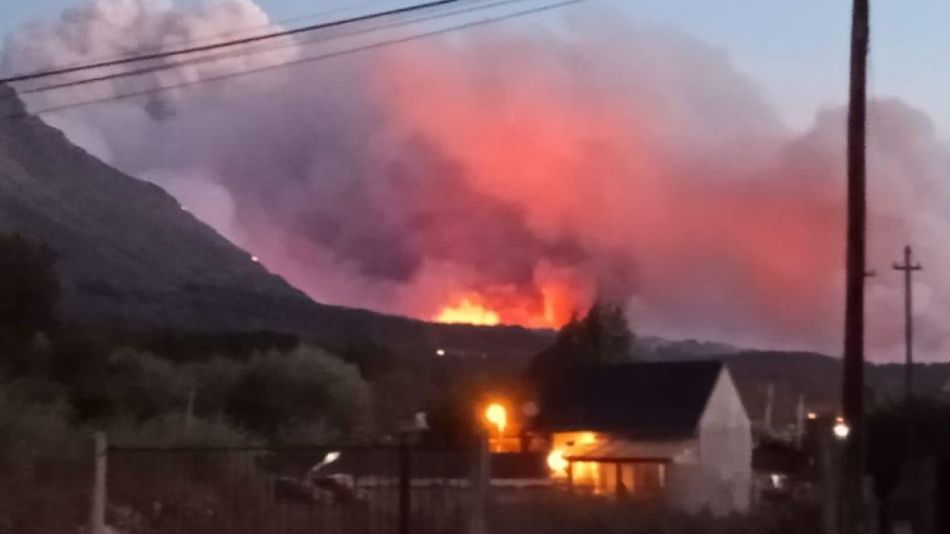 Incendios en la Patagonia