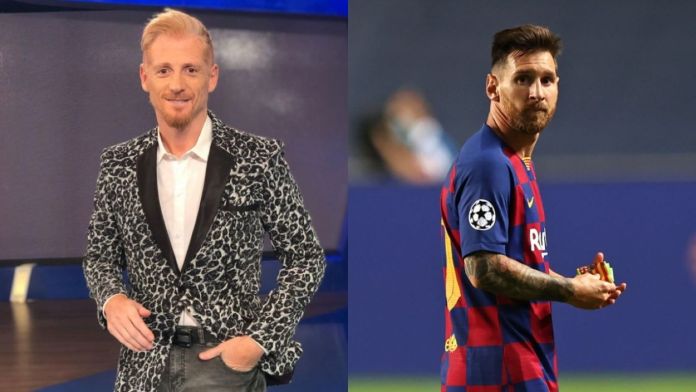 Martín Liberman y Lionel Messi 