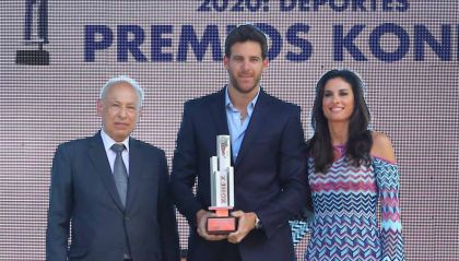 Del Potro recibió el Konex de Platino