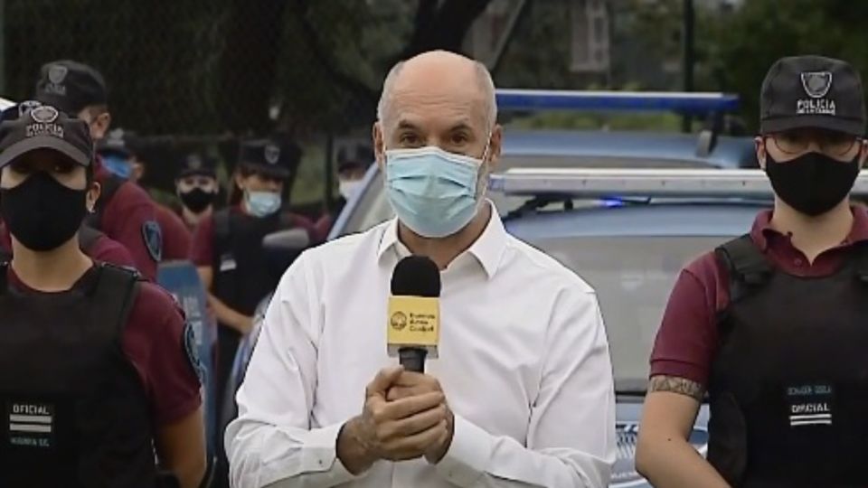 El jefe de Gobierno porteño, Horacio Rodríguez Larreta.