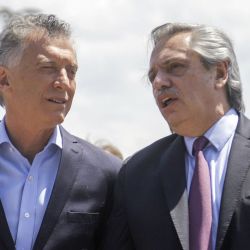 Macri y Alberto. El ex presidente sube en las encuestas. | Foto:CEDOC