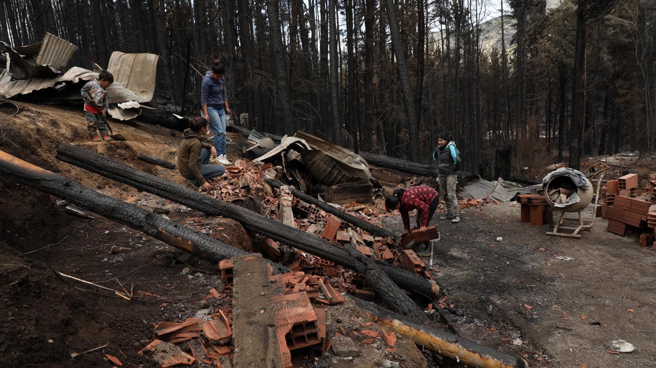 Incendios en Chubut