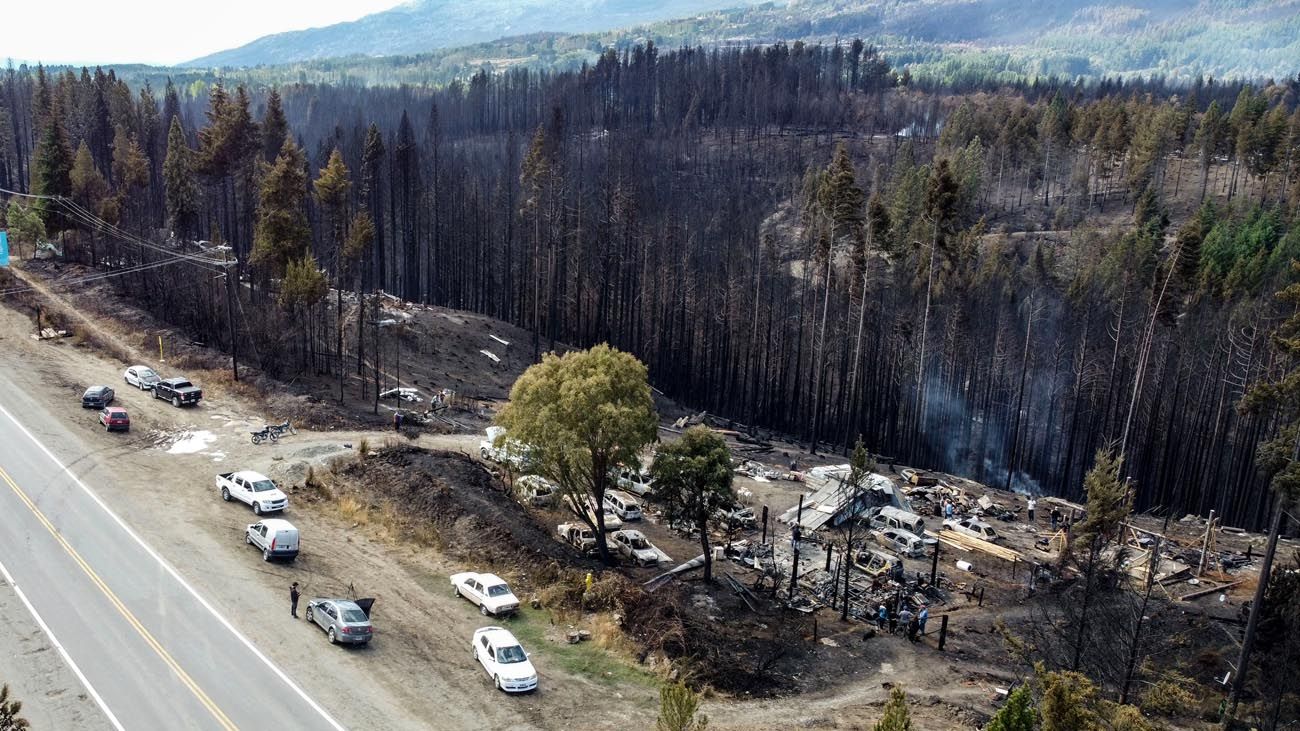 Incendios en Chubut