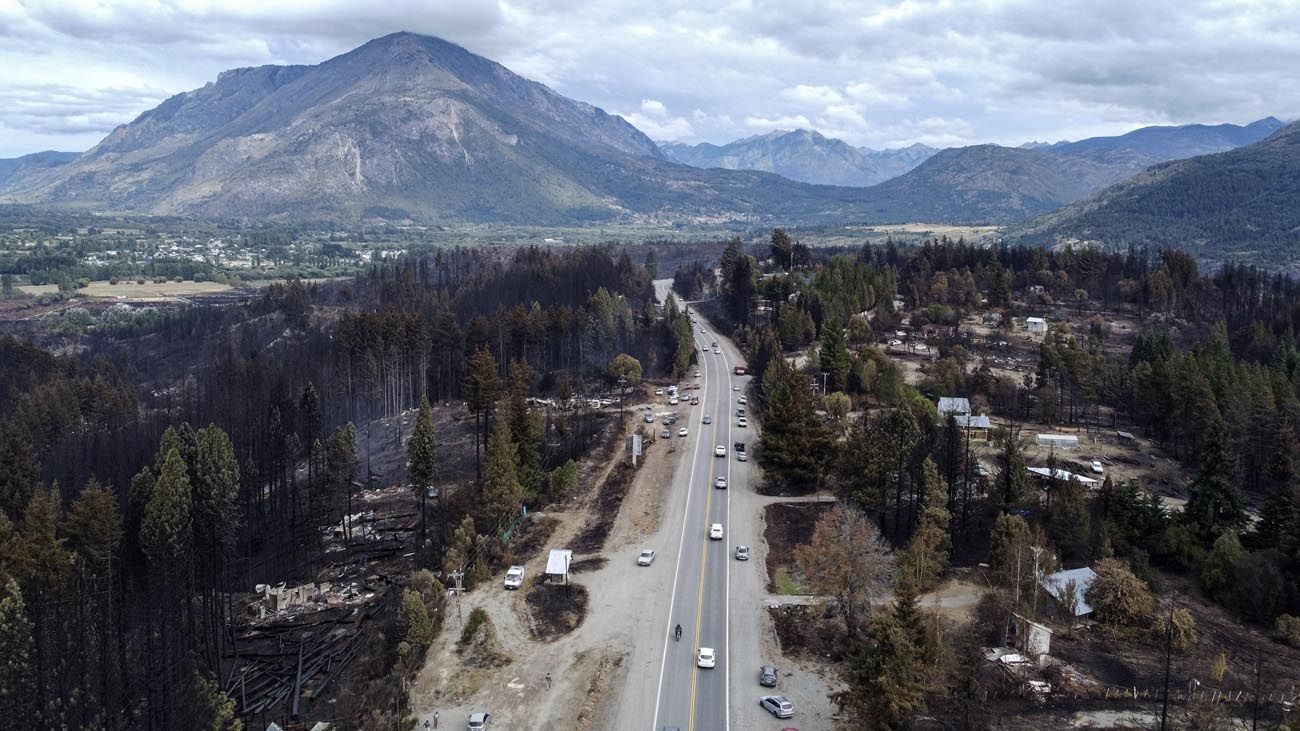 Incendios en Chubut