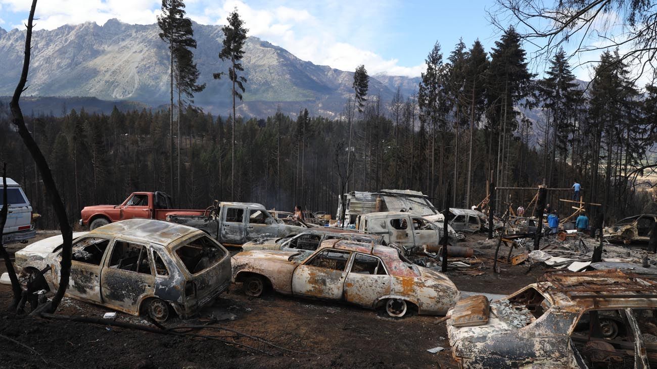 Incendios en Chubut