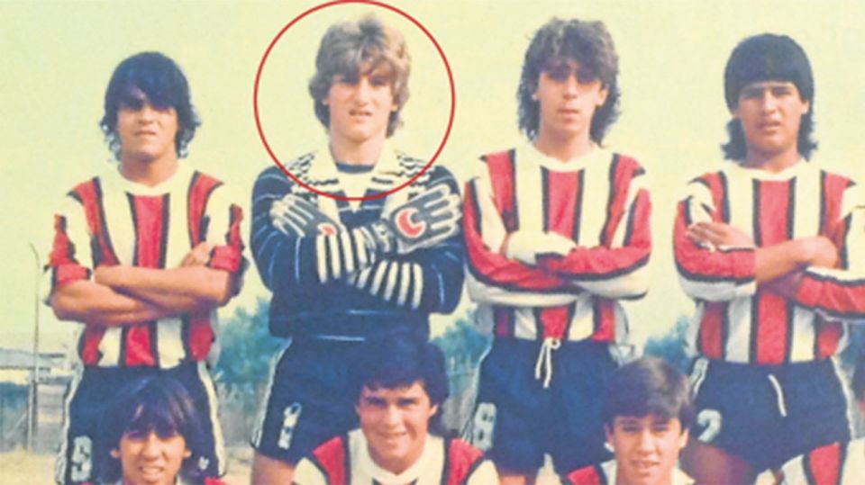 Javier Milei fue arquero de las divisiones inferiores de Chacarita Juniors. Foto: archivo personal de Javier Milei.