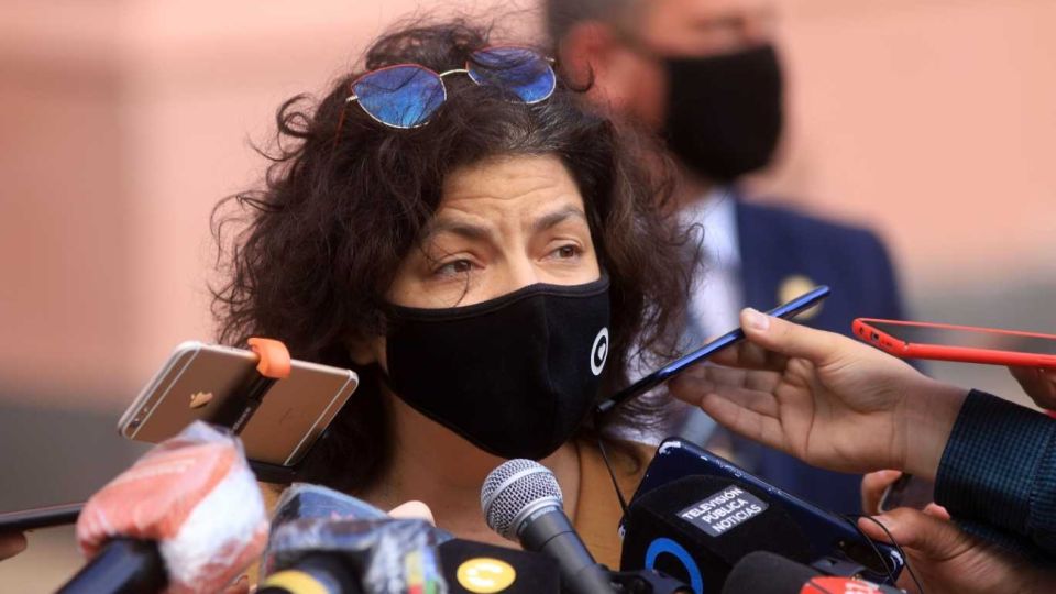 La ministra de Salud Carla Vizzotti.