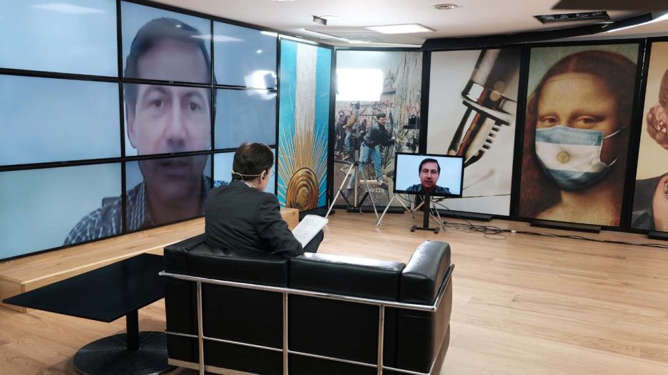 Luis Naidenoff, en la entrevista con Jorge Fontevecchia.