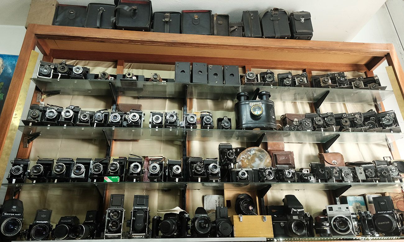 Antique Cameras.