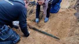 La milenaria espada está en perfecto estado de conservación.