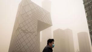 Beijing Sees Orange as Sandstorm Brings Worst Air Since 2017