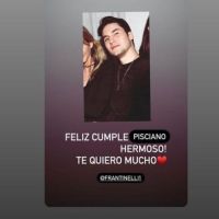 La sorpresa de los Tinelli a Francisco por su cumpleaños número 23